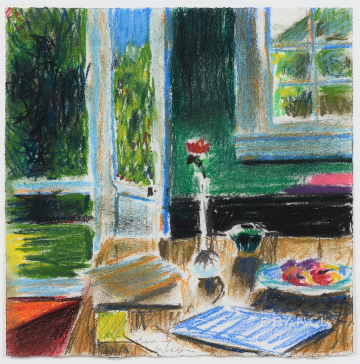 Bruce Cohen, Untitled #8, pastel on paper, signed in pencil, 2007