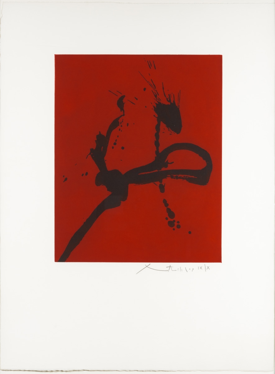 Robert Motherwell, Gesture IV, Aquatint