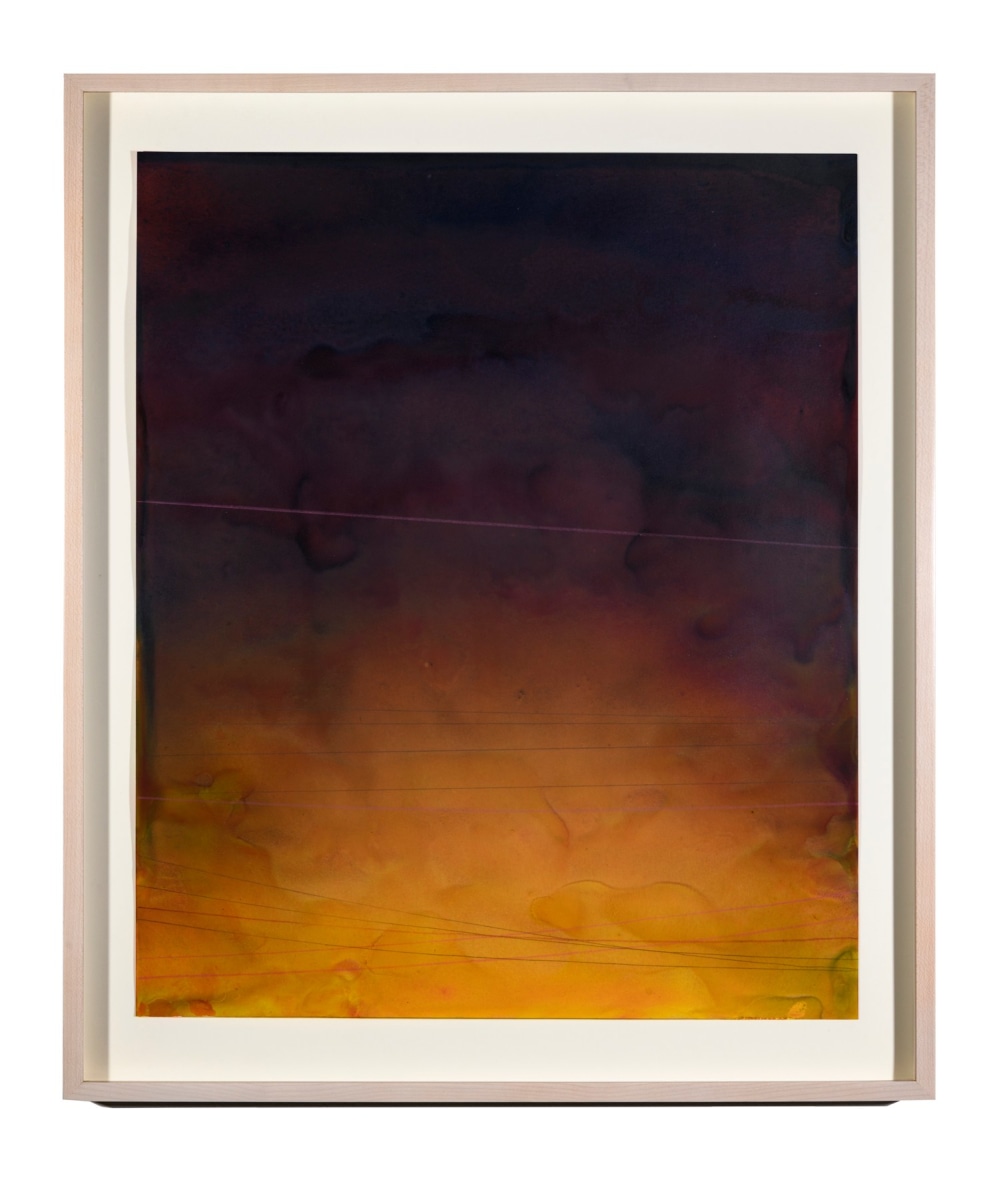 Alex Weinstein, Power Line Drawing #25, Acrylic, graphite and colored pencil