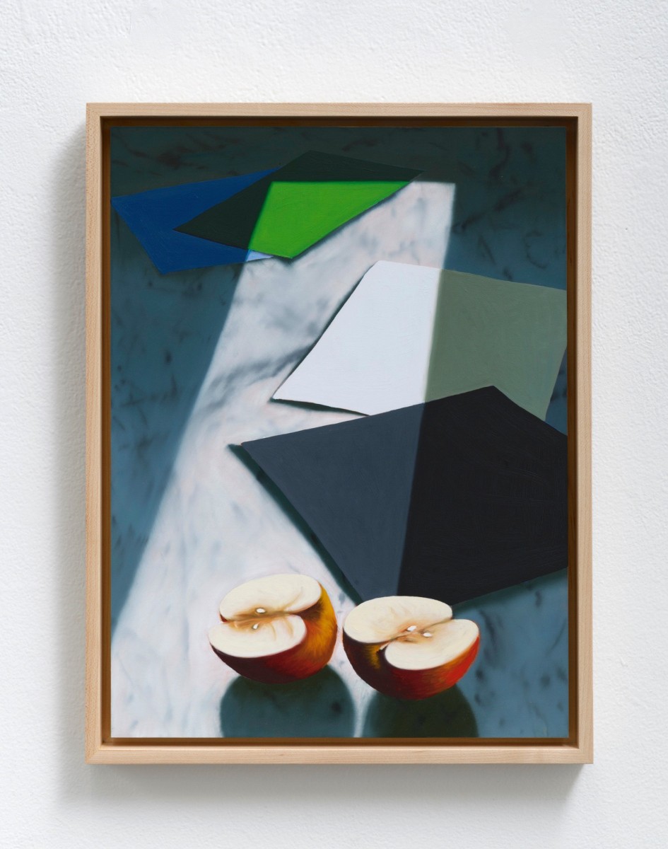 Bruce Cohen, Sliced Apple, 2019, Oil on panel