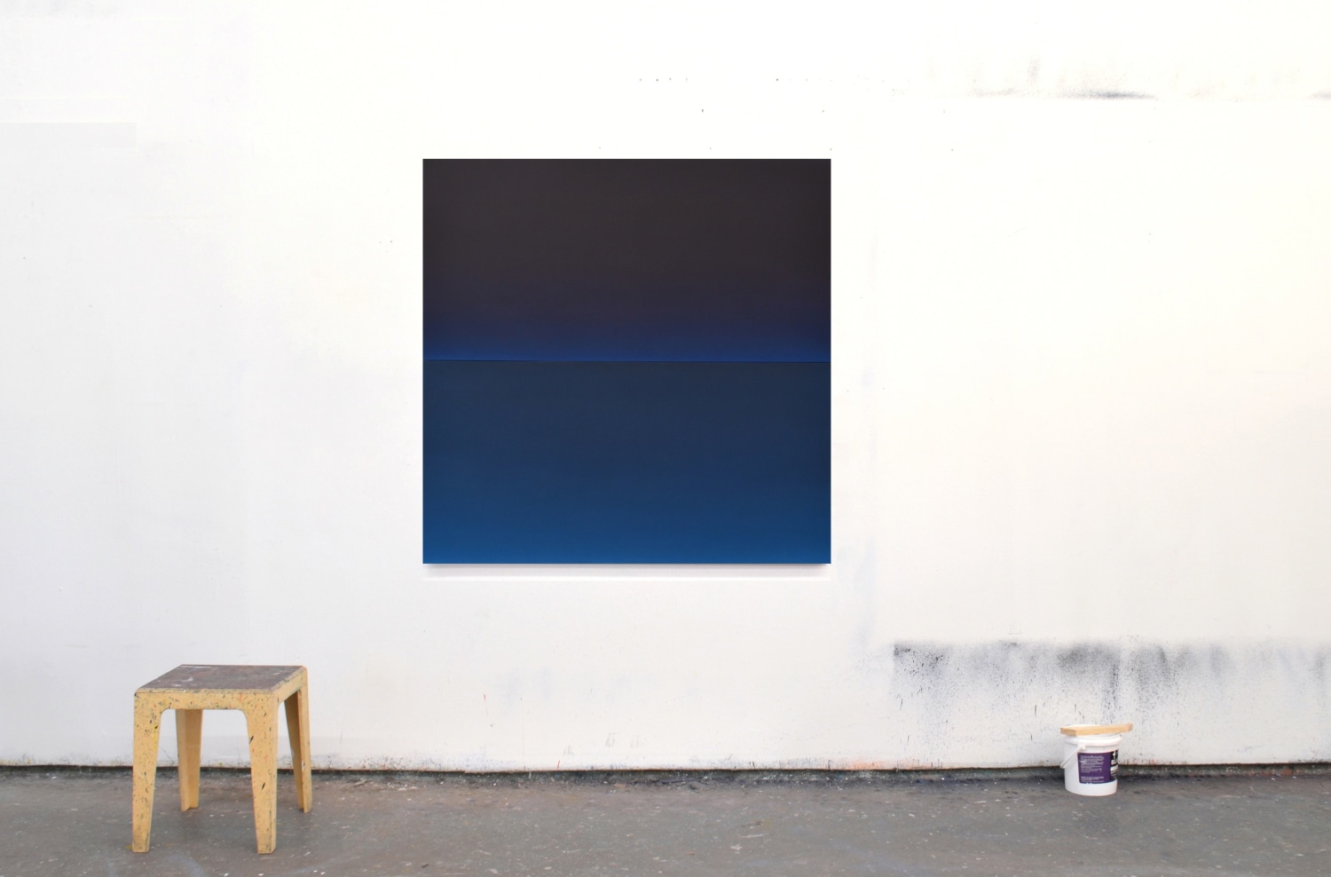 Alex Weinstein, Double Negative, diptych, acrylic on panel