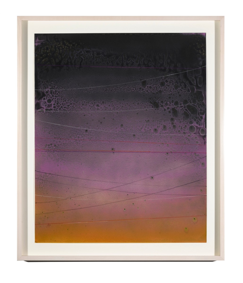 Alex Weinstein, Power Line Drawing #30, Acrylic, graphite and colored pencil