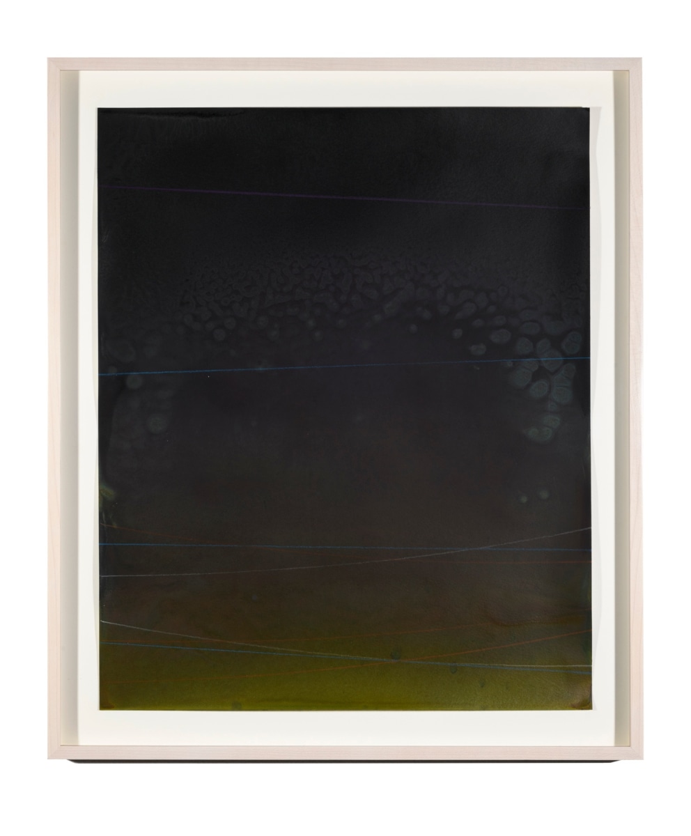 Alex Weinstein, Power Line Drawing #28, Acrylic, graphite and colored pencil