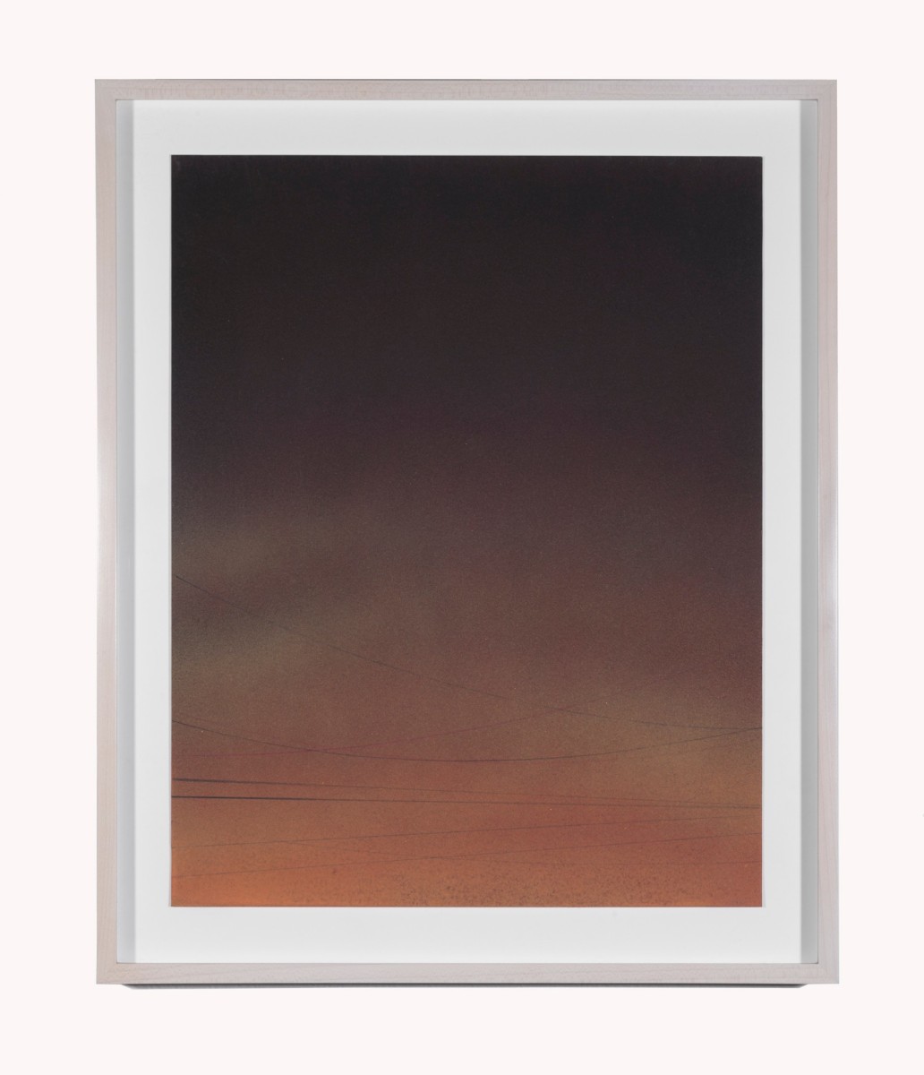 Alex Weinstein, Power Line Drawing #17, Acrylic, graphite and colored pencil
