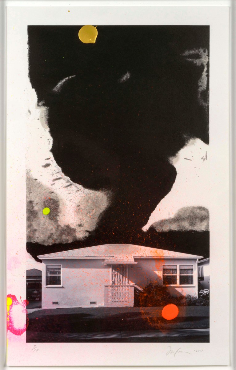 Joe Goode, House Tornado, Lithograph