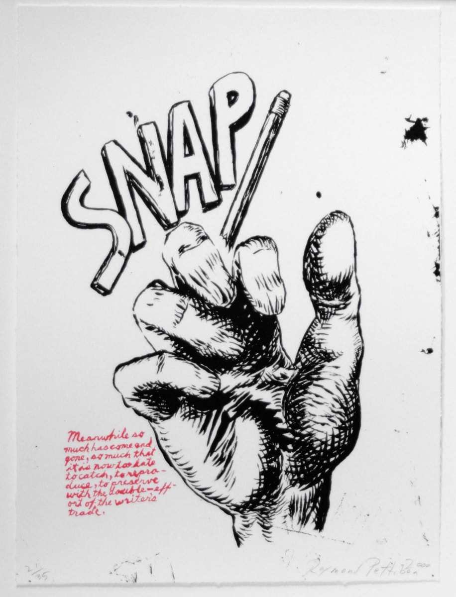 Raymond Pettibon, Plots on Loan, Lithograph