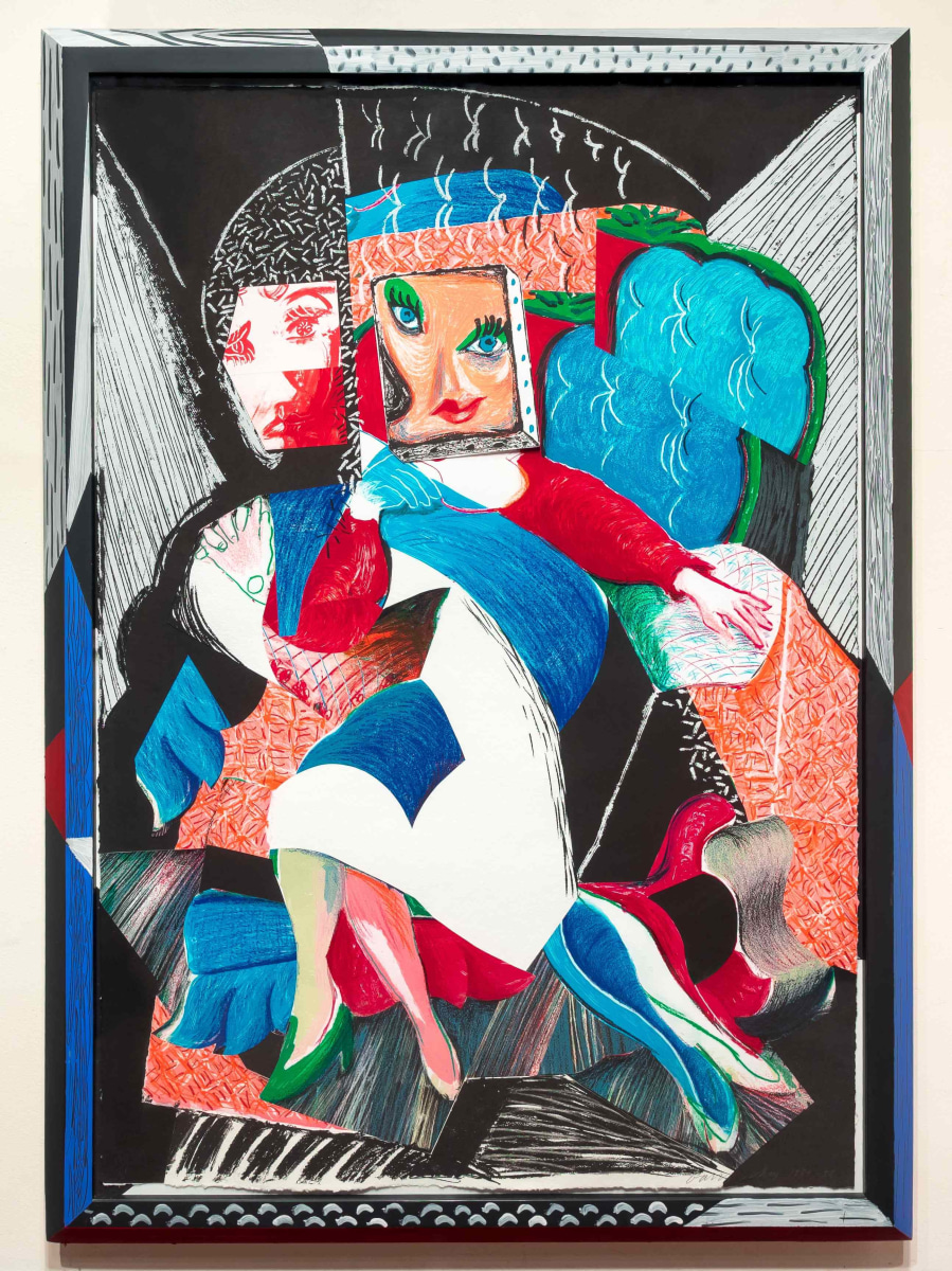 David Hockney, An Image of Celia, from the Moving Focus series