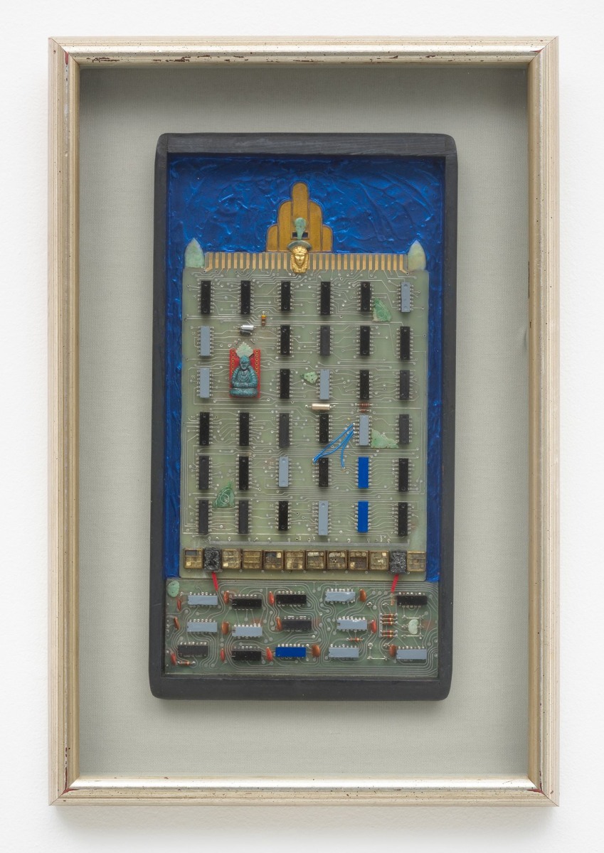 Betye Saar Lost Dimensions of Time, 1988 Mixed media assemblage 14.25 x 7.5 x 1 in (36.2 x 19.1 x 2.5 cm)