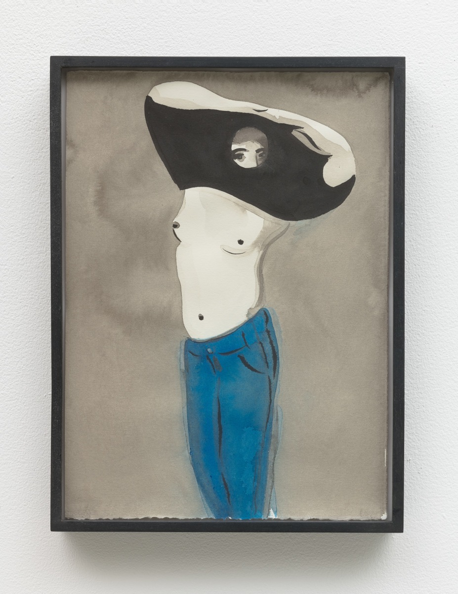 Michael Dopp T Shirt, 2019 Gouache, ink and watercolor on paper 13 x 9 in (33.0 x 22.9 cm)