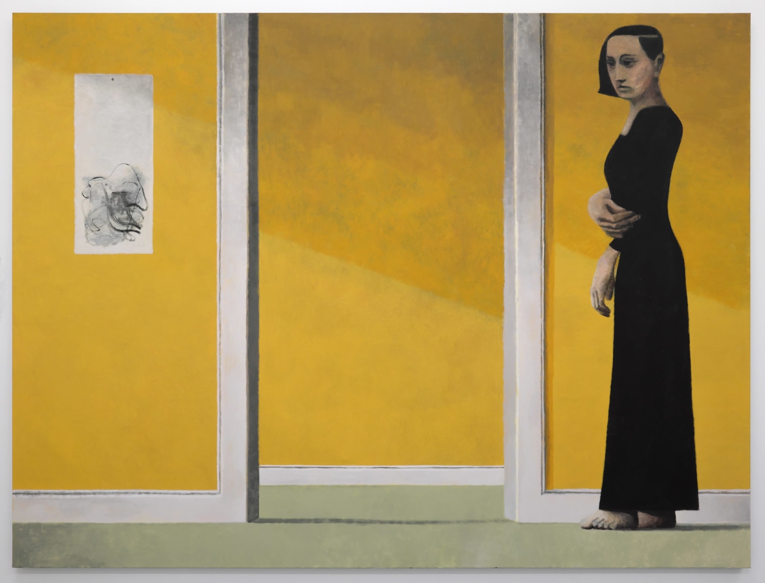 Lenz Geerk Untitled, 2019 Acrylic on canvas 59.06 x 78.74 in (150 x 200)