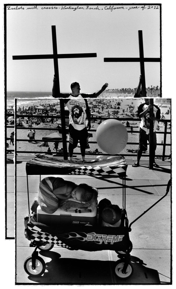 Ed Templeton, Zealots with Crosses, Huntington Beach, 2012, 2021