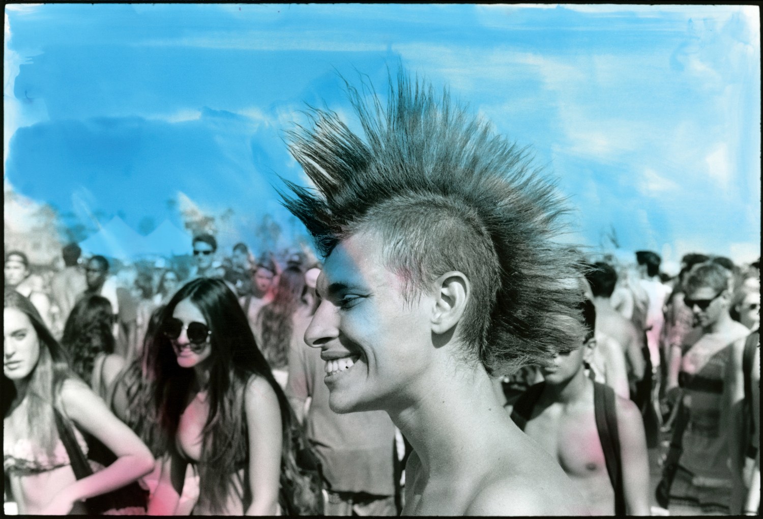 Ed Templeton Hawk Smile, 2015, 2018 Silver gelatin print with pigment 8 x 10 in (20.3 x 25.4 cm)