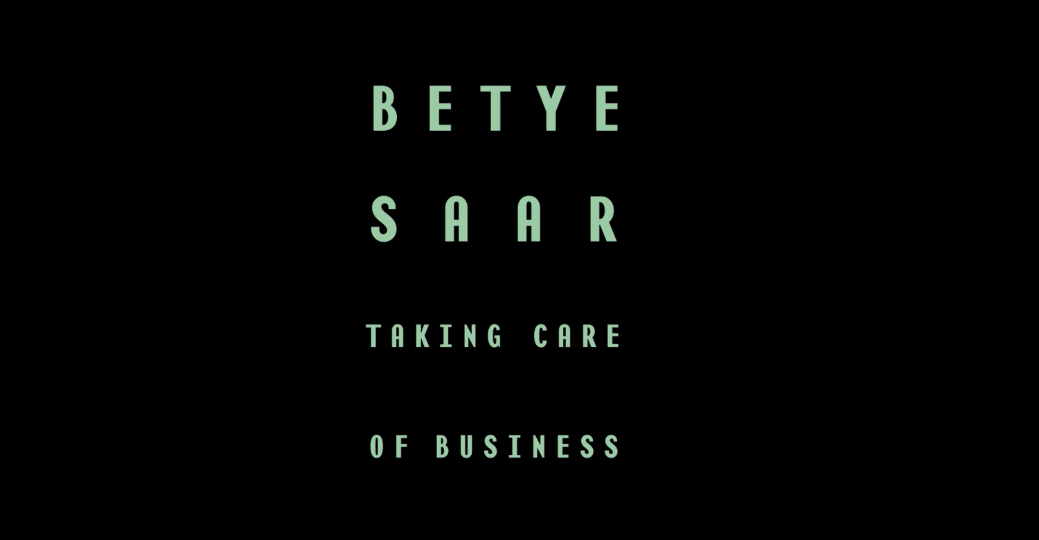 Betye Saar: Taking Care of Business | Art + Film
