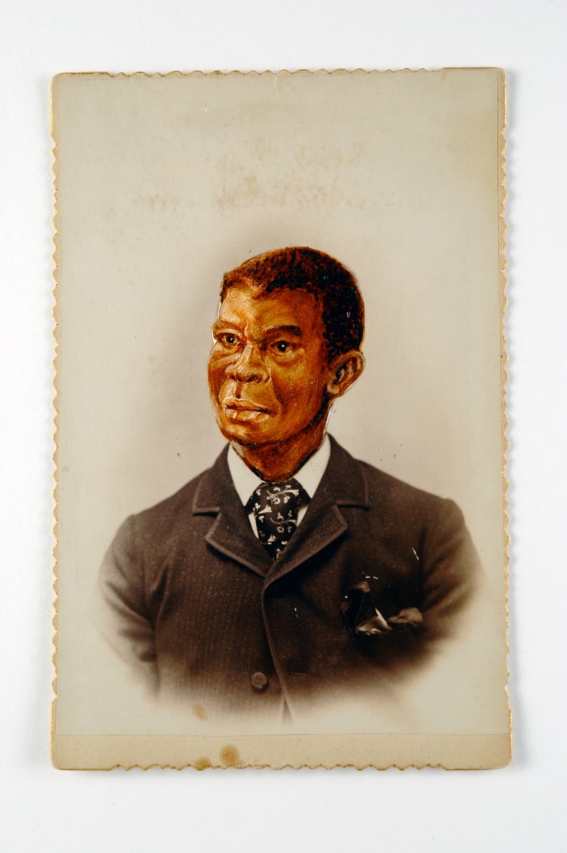 Titus Kaphar White Underneath #5, 2006 Mixed media on paper 6.5 x 4.25 in  (16.5 x 10.8 cm)