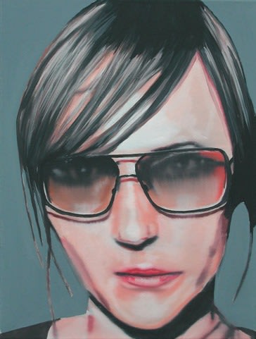 Eberhard Havekost Personal Engineering 1-9, 2004 Oil on canvas 15.7 X 11.8 in (39.8 x 29.9 cm)
