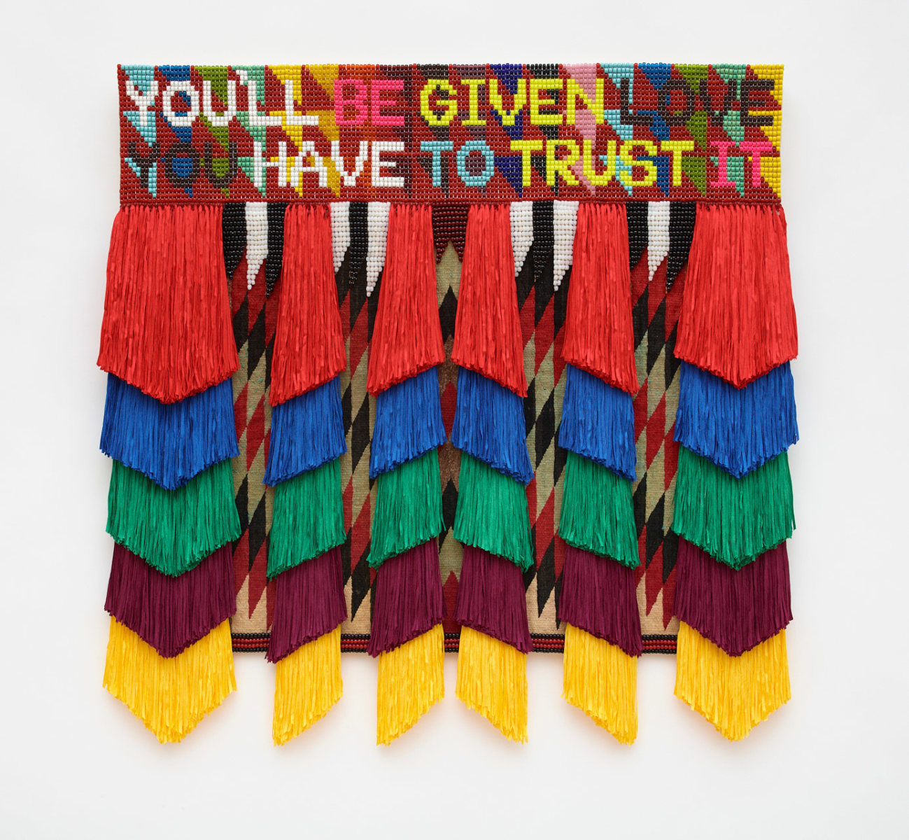 Jeffrey Gibson, YOU'LL BE GIVEN LOVE, 2020