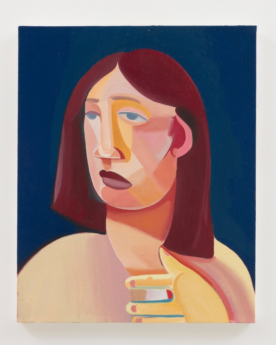 Danielle Orchard Bust Smoking, 2018 Oil on linen 30 x 24 in (76.2 x 61.0 cm)