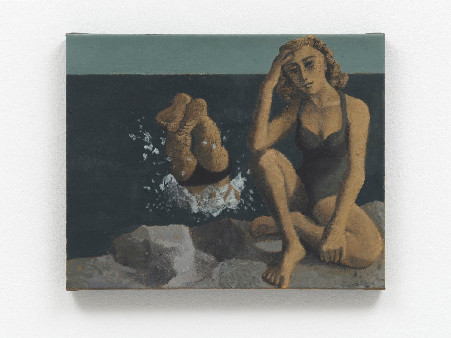 Beach Couple I, 2021 Acrylic on canvas 15.75 x 19.69 in (40 x 50 cm) Reg# 11050 exhibition page