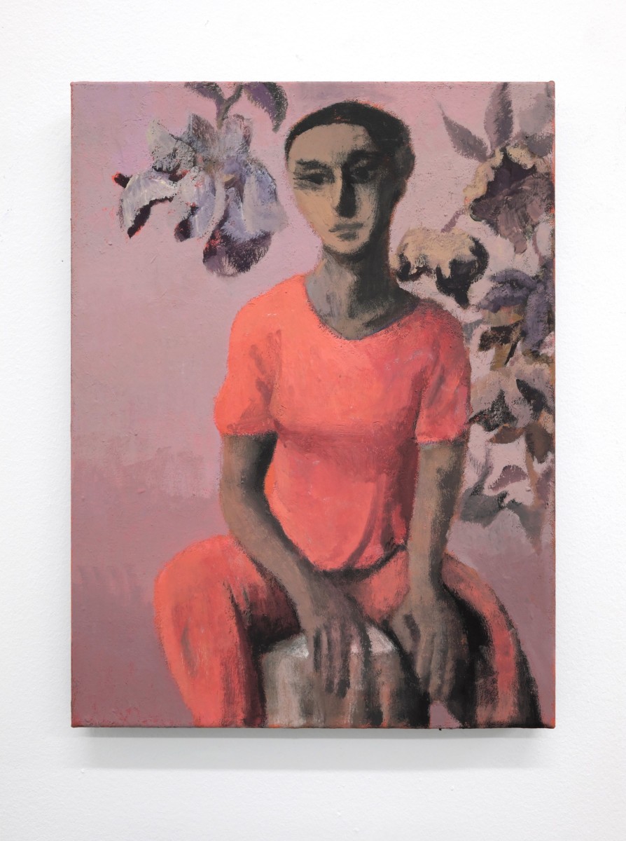 Lenz Geerk Untitled, 2019 Acrylic on canvas 15.75 x 11.81 in (40 x 30 cm)