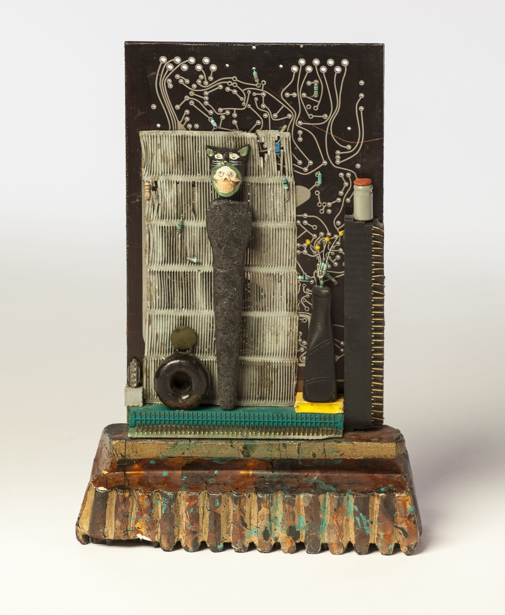 Betye Saar Guardian of Desires, 1988 Mixed media assemblage 10.75 x 7.25 x 2.75 in (27.3 x 18.4 x 7.0 cm) Tia Collection