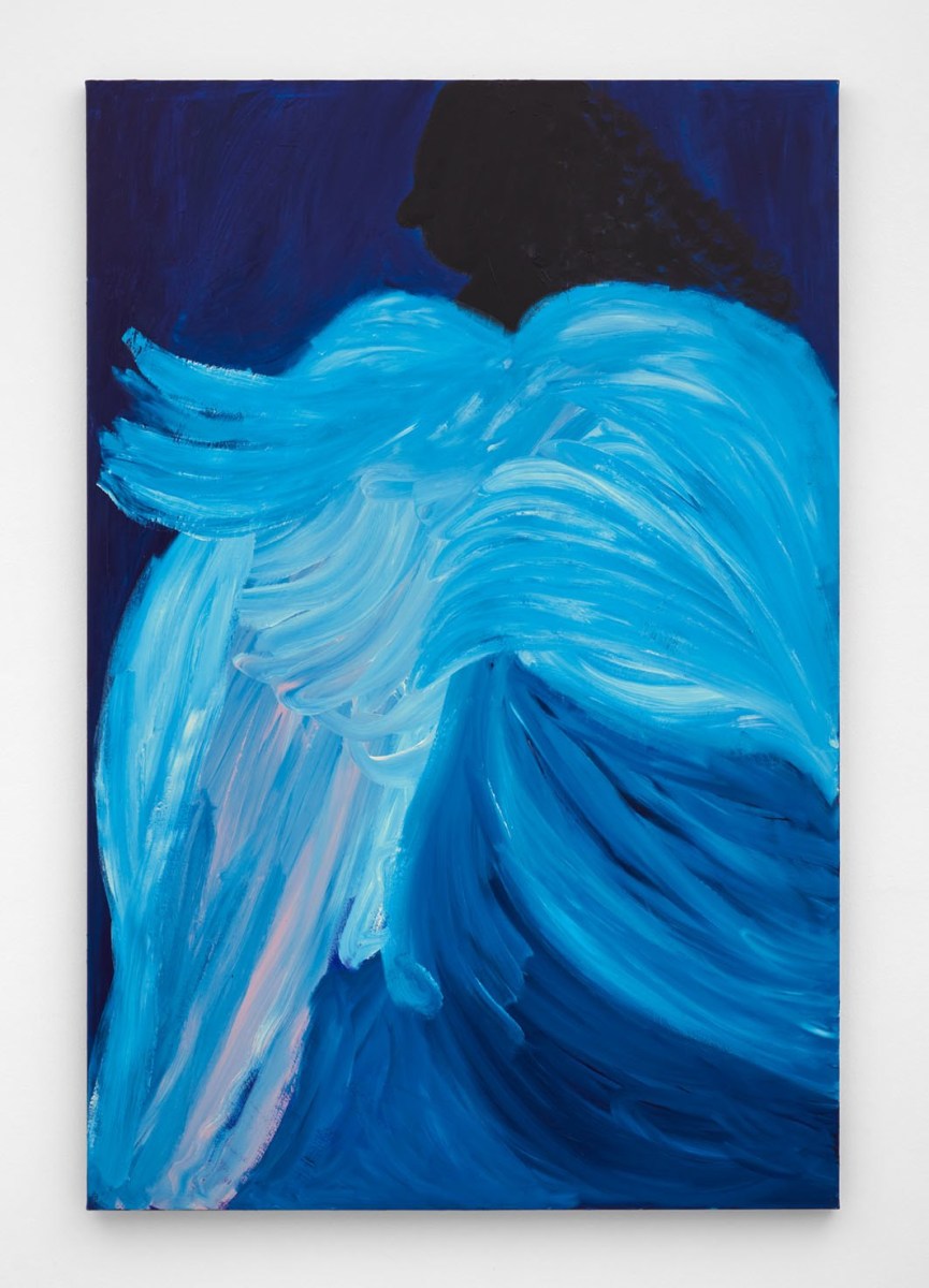 Ruth Ige  You are not alone, 2021  Acrylic on canvas  72 x 48 in (182.9 x 121.9 cm)