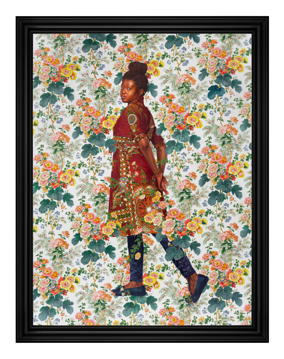 Kehinde Wiley Portrait of Ya Fatu Conteh, 2023