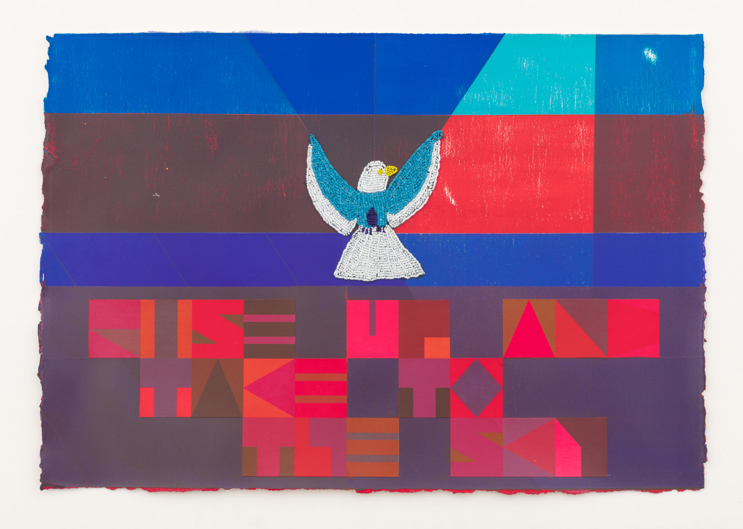 Jeffrey Gibson, Rise Up And Take To The Sky, 2020