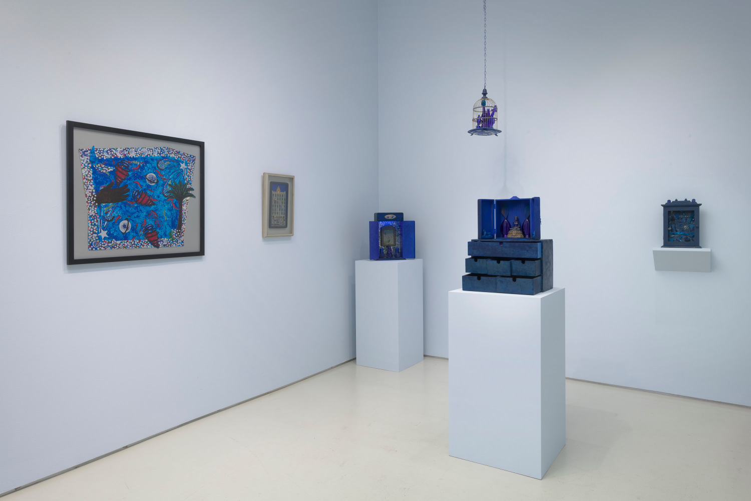 Betye Saar Something Blue Installation view 2