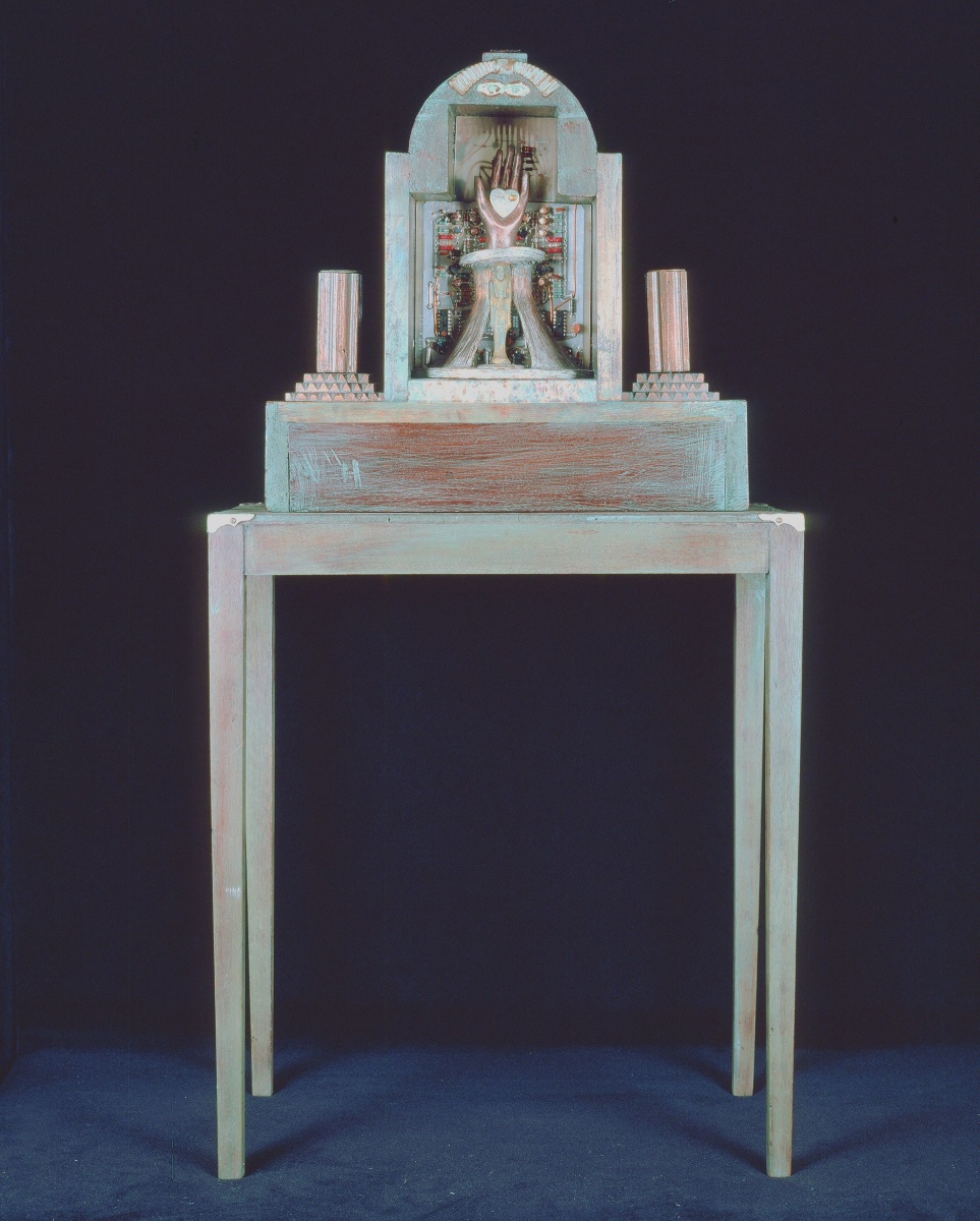 Betye Saar Eternity’s Witness, 1992 Mixed media assemblage 30 x 15.5 x 10 in (76.2 x 39.4 x 25.4 cm)