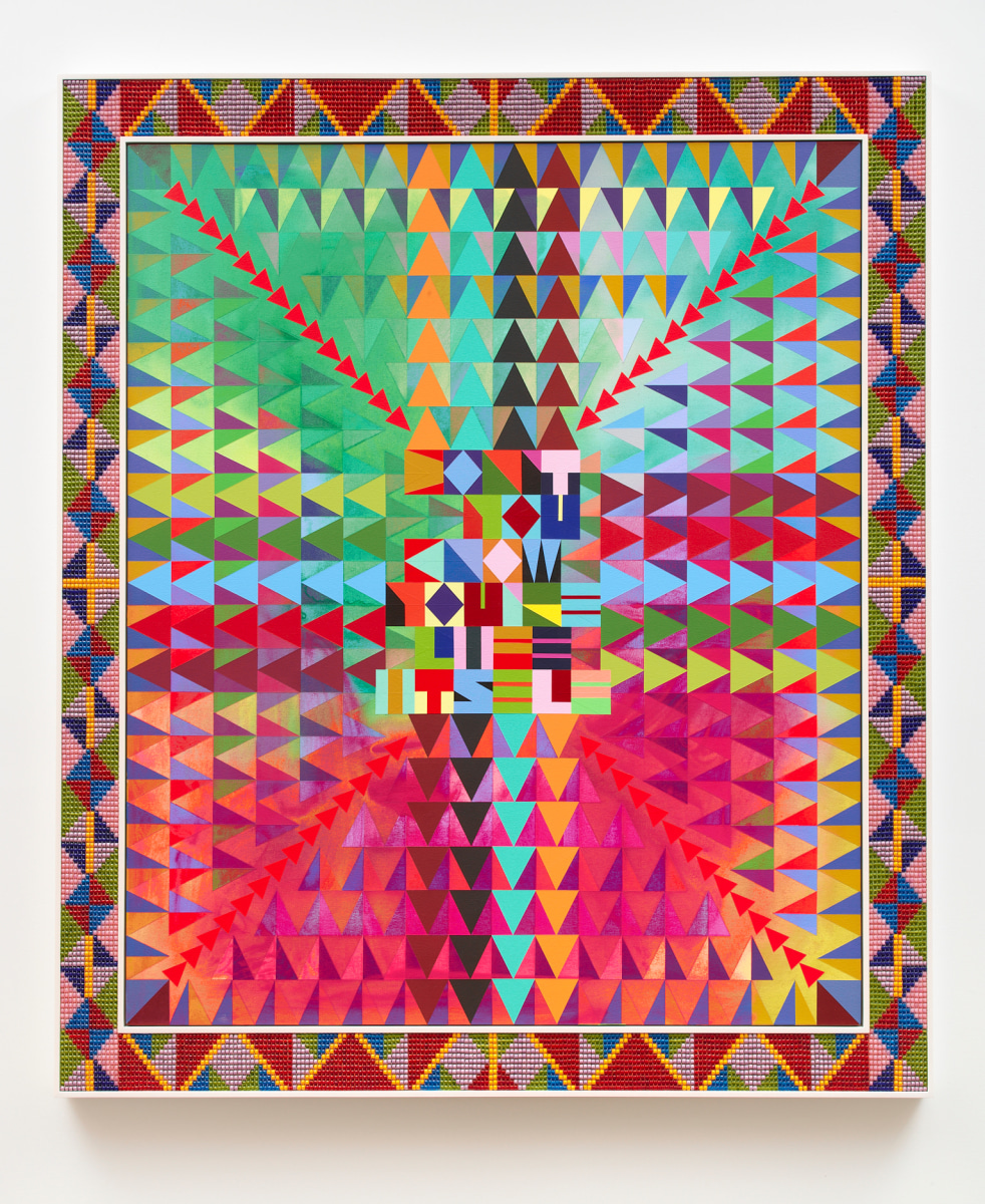 Jeffrey Gibson DON'T YOU KNOW YOU'RE LIFE ITSELF, 2022