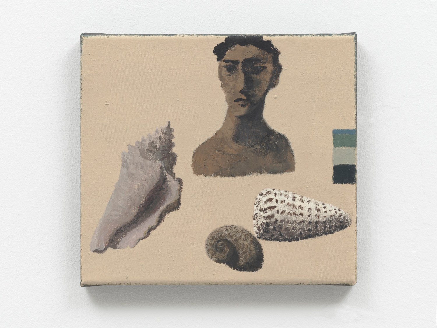 Lenz Geerk Beach Study, 2021 Acrylic on canvas 10.63 x 11.81 in (27 x 30 cm) Reg# 11056 exhibition page