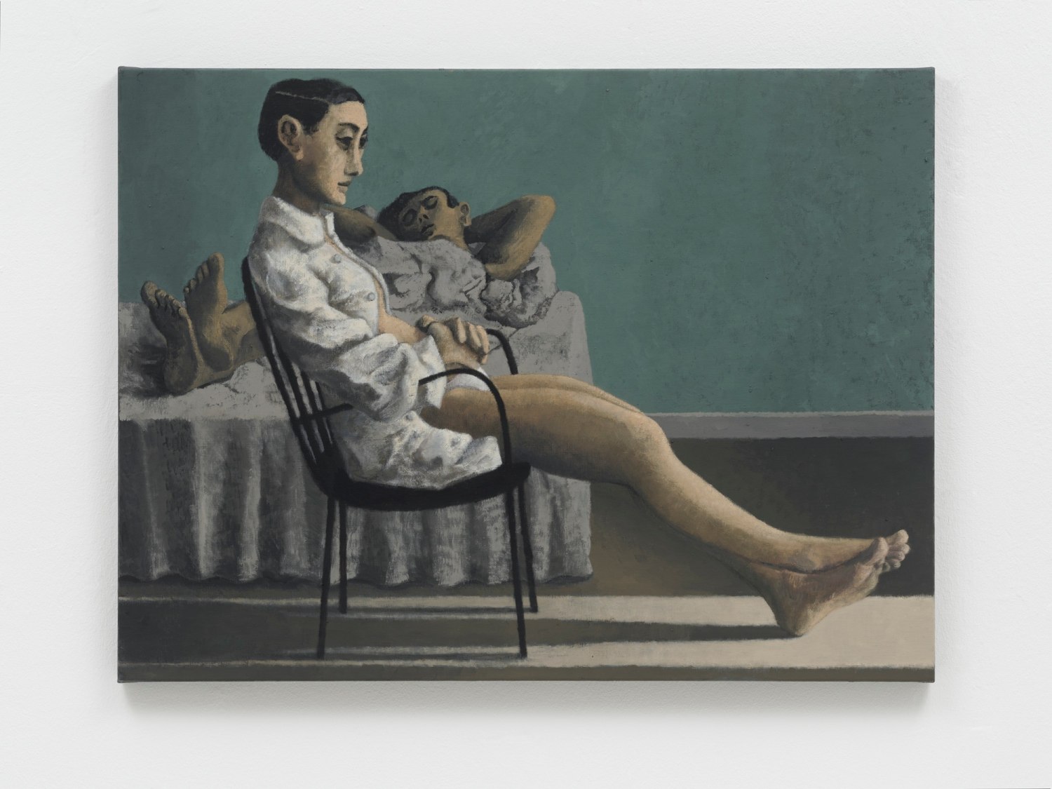 Lenz Geerk Hotel II, 2022 Acrylic on canvas 29.53 x 39.37 in (75 x 100 cm) Reg# 11061 exhibition page