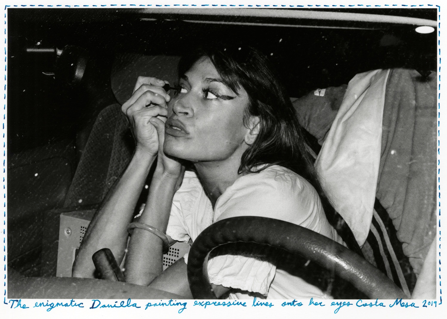 Ed Templeton, Daniela putting on makeup, Costa Mesa, 2019, 2021