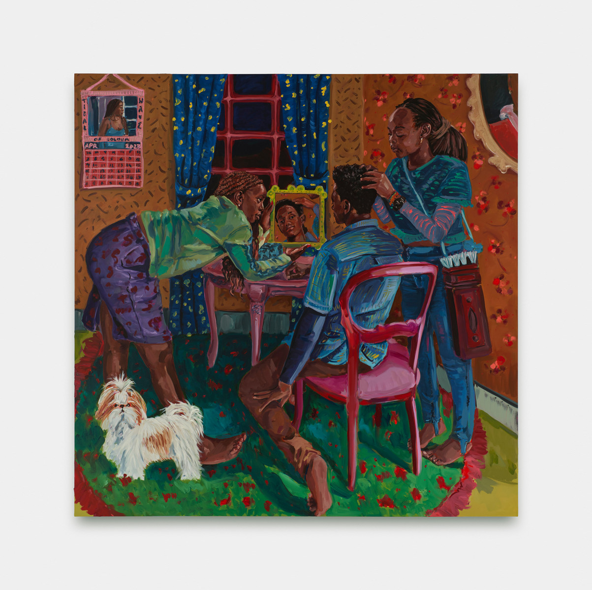 Wangari Mathenge Nick at a Mirror (After Rubens' "Venus at a Mirror"), 2023