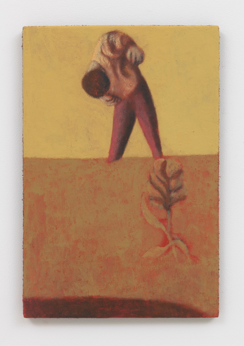 Lenz Geerk Bee, 2018 Acrylic on wool 15.7 x 23.6 in (40 x 60 cm)