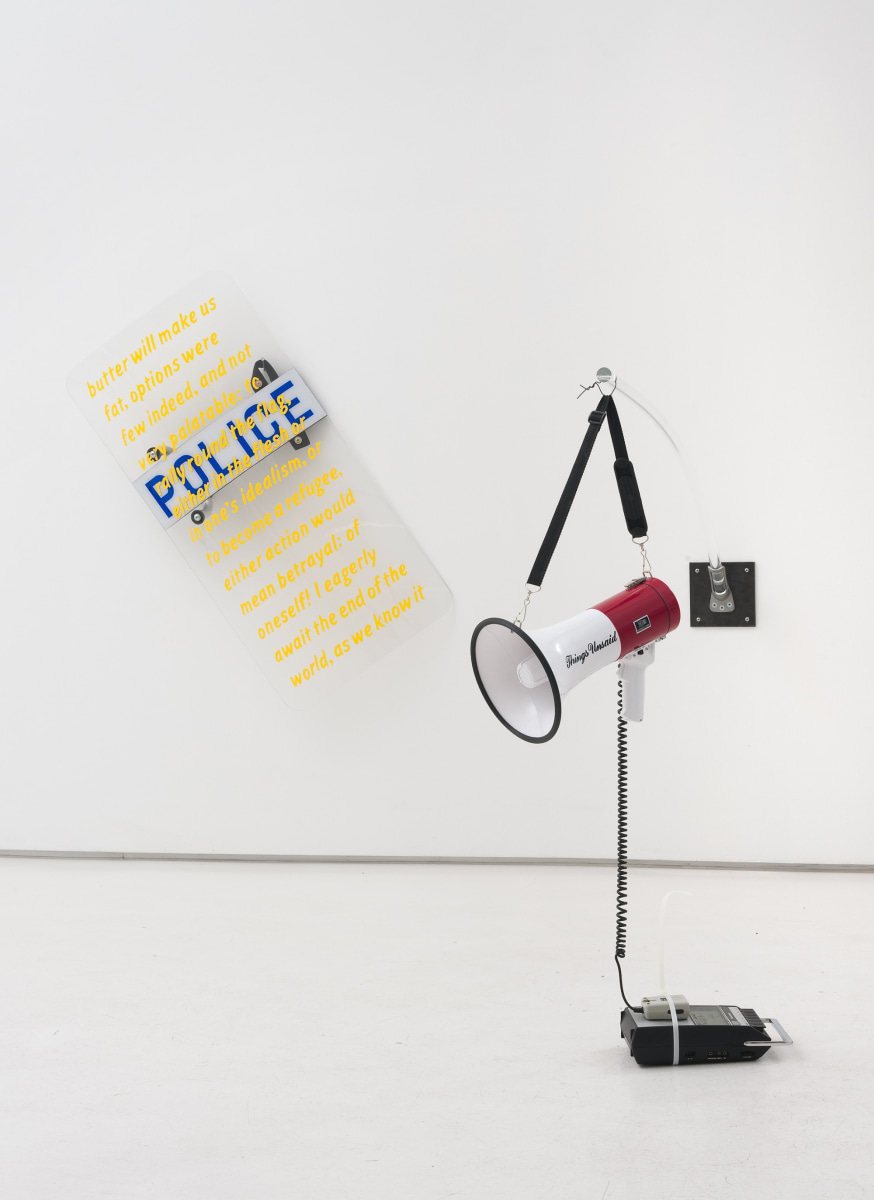 Daniel Joseph Martinez I am a verb Installation View