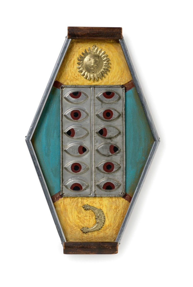 Betye Saar Eyes of the Beholder, 1994 Mixed media assemblage 17.75 x 10.5 x 1 in (45.1 x 26.7 x 2.5 cm)