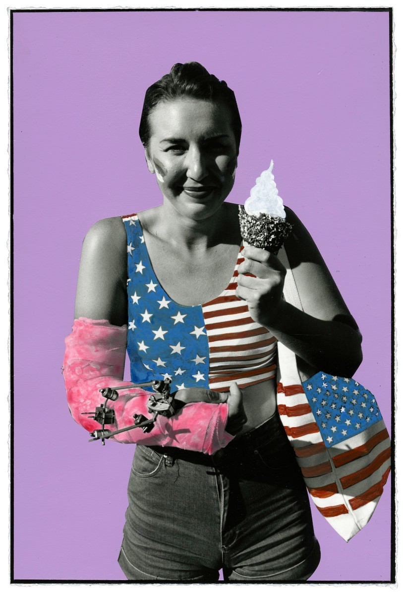 Ed Templeton, Patriotic Woman, 2015, 2021