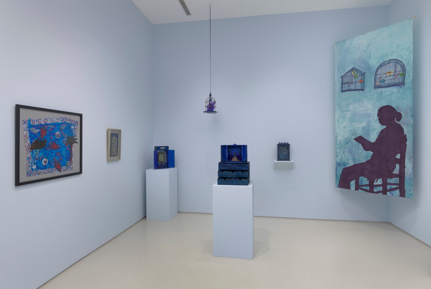 Betye Saar Something Blue Installation view 1
