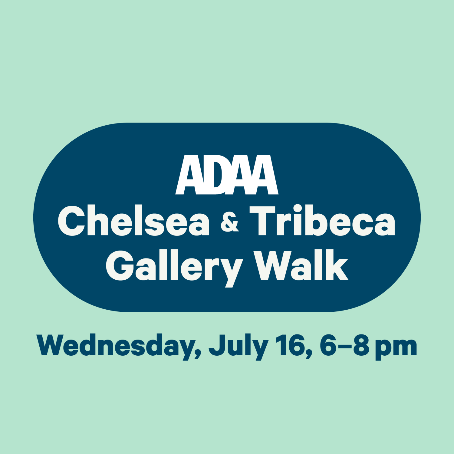 ADAA Chelsea Gallery Walk