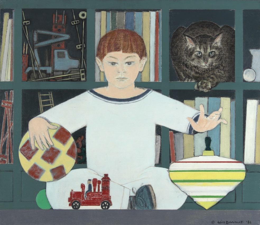 White and Yellow Top, 1986, oil on canvas, 30 1/2 x 35 1/4 inches