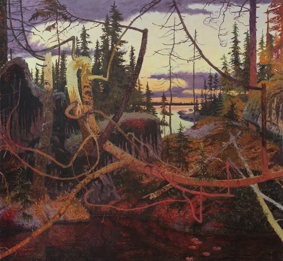 The Tree of Good &amp;amp; Evil, 1988, oil on canvas, 66 x 72 inches