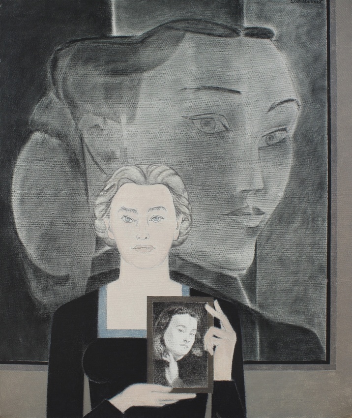 Now And Then, 1989, oil on canvas, 53 1/4 x 45 inches