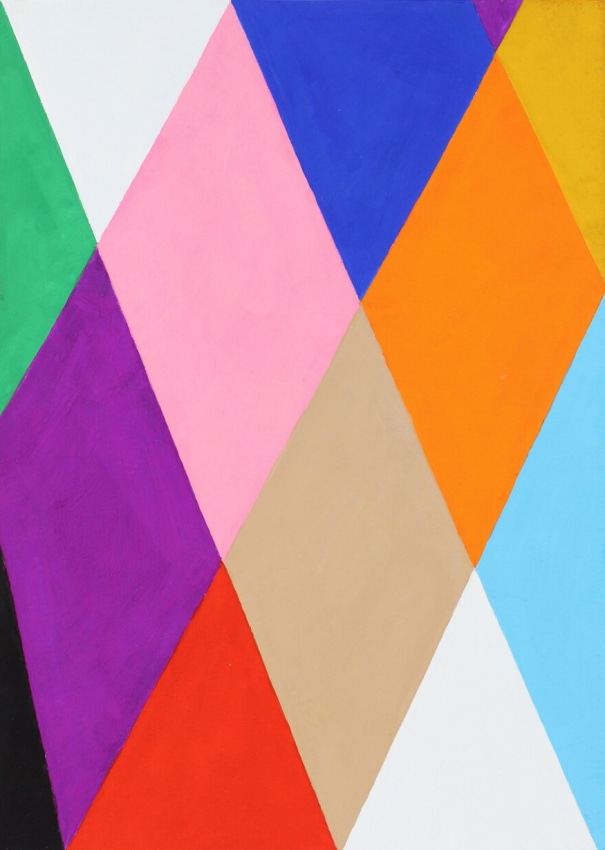 Samba,&nbsp;2016-2019, gouache on paper, 16 x 10 inches