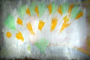 Josephine-Autumn, 1984, oil on canvas, 45 3/4 x 67 inches