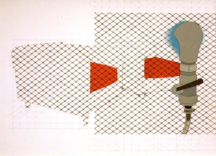 Mahreen Zuberi UNTITLED 2 (RED COUCHES)