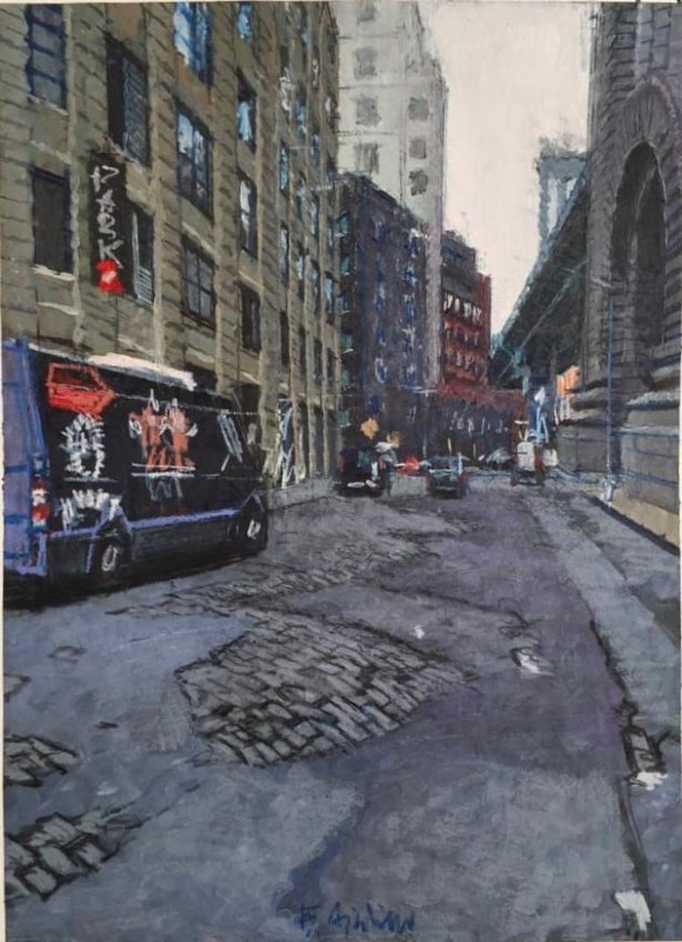 Bernard Siciliano,&nbsp;Untitled 2,&nbsp;2017,&nbsp;Oil on paper, 30 x 22.5 in