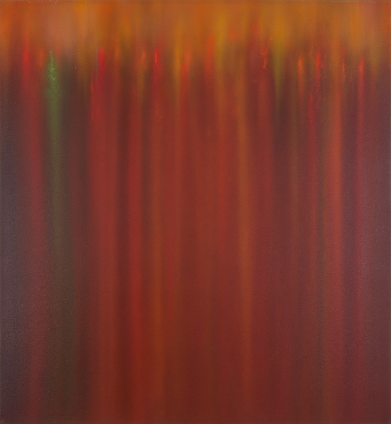Natvar Bhavsar,&nbsp;ARCHAN,&nbsp;1980,&nbsp;Dry pigments with oil and acrylic mediums on canvas,&nbsp;74 x 68.5 in