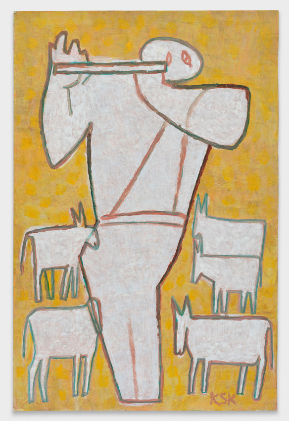 K.S. Kulkarni, Krishna and Cows