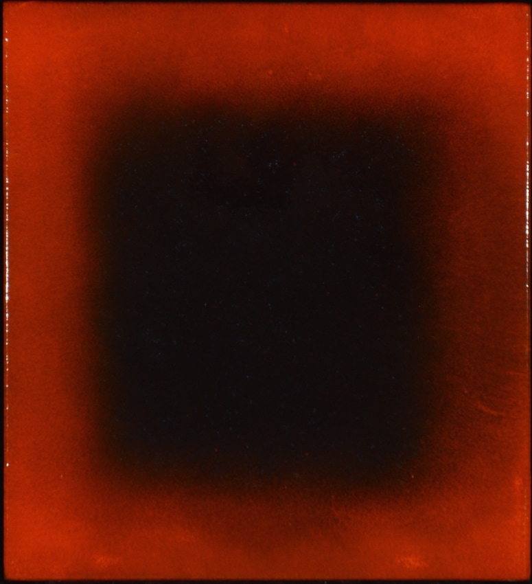 Natvar Bhavsar,&nbsp;SAUMYA XVII (RED),&nbsp;2016,&nbsp;Oil on canvas,&nbsp;25 x 23 in